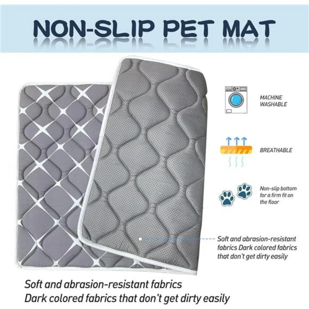 Dog Crate Mat Ultra Soft Dog Bed Mat for Sleeping with Anti-Slip Bottom, 36